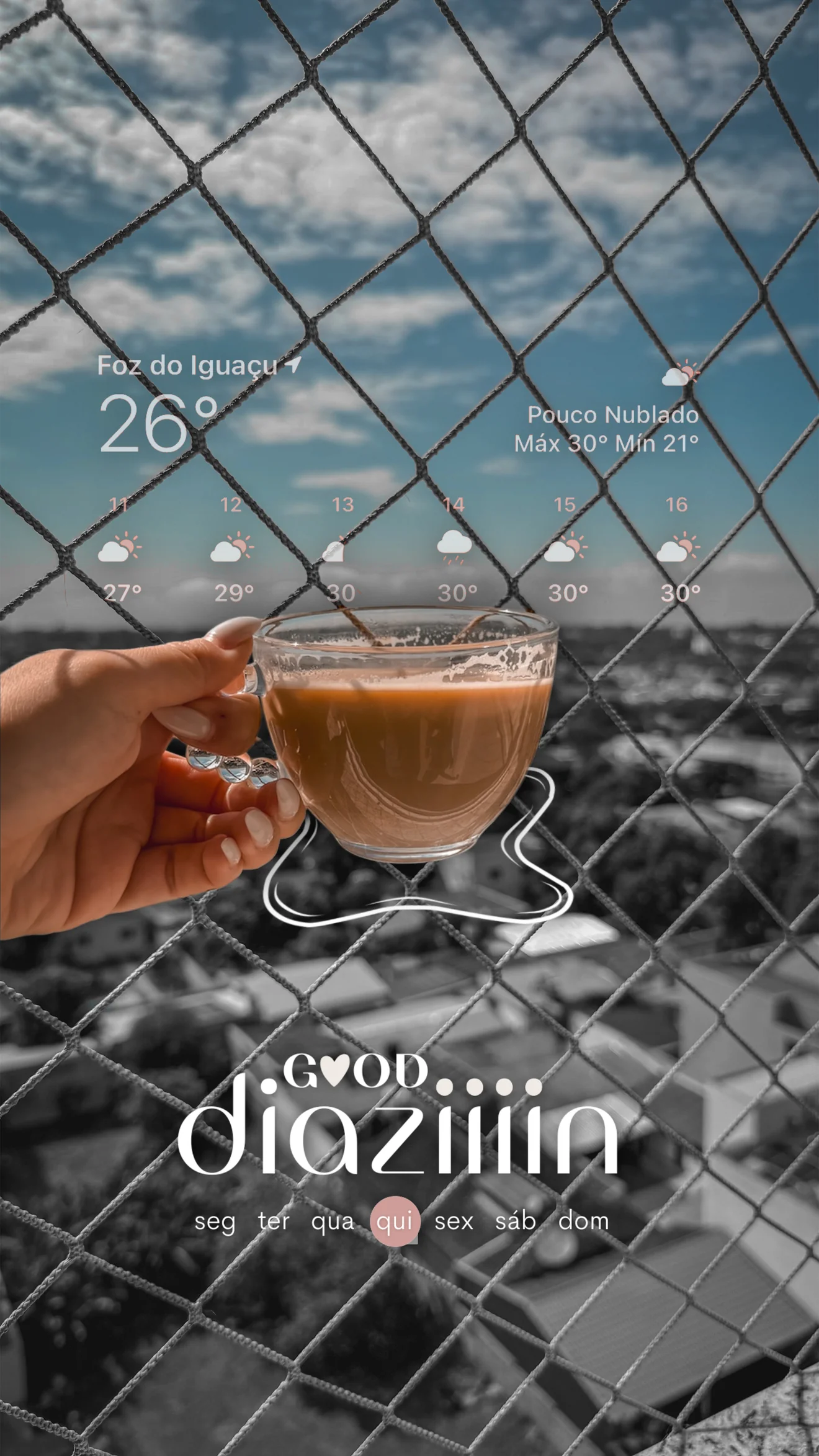Story criativo feito na comunidade